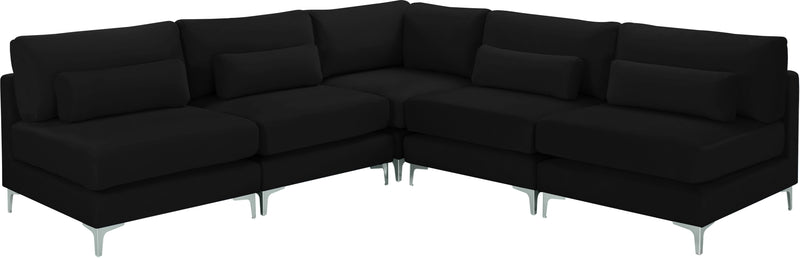 Julia - Modular Sectional - Black - Fabric