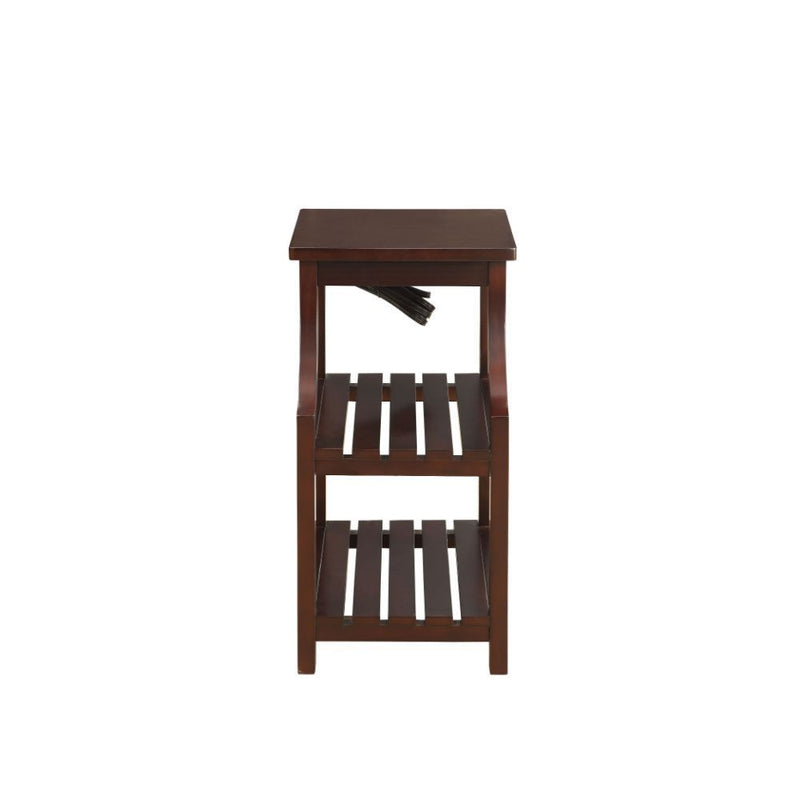 Wasaki - Accent Table With USB - Espresso