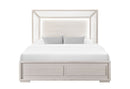 Clara - 5 Piece Full Bedroom Set (Bed, Dresser & Mirror, Nightstand, Chest) - Beige