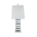 Noralie - Table Lamp - Mirrored & Faux Diamonds