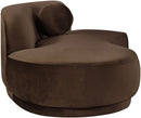 Avra - 86" Velvet Performance Fabric Upholstered Sofa