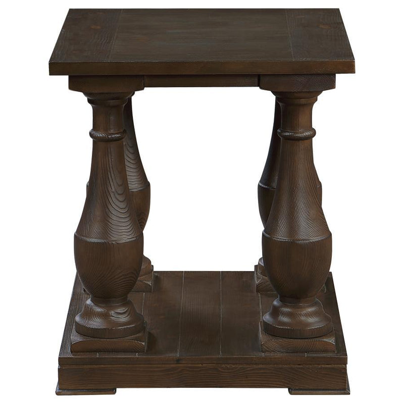 Walden - Rectangular Wood Side End Table - Coffee