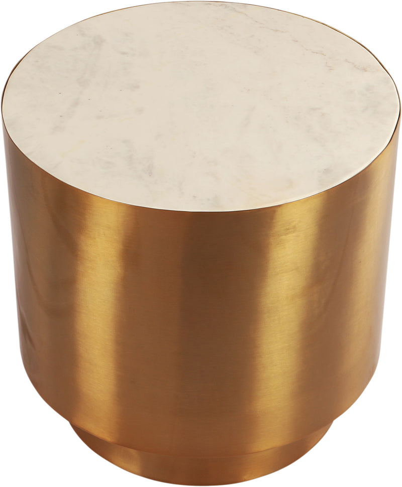 Presley - End Table - Gold - Metal