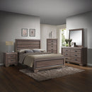 Lyndon - Mirror - Weathered Gray Grain