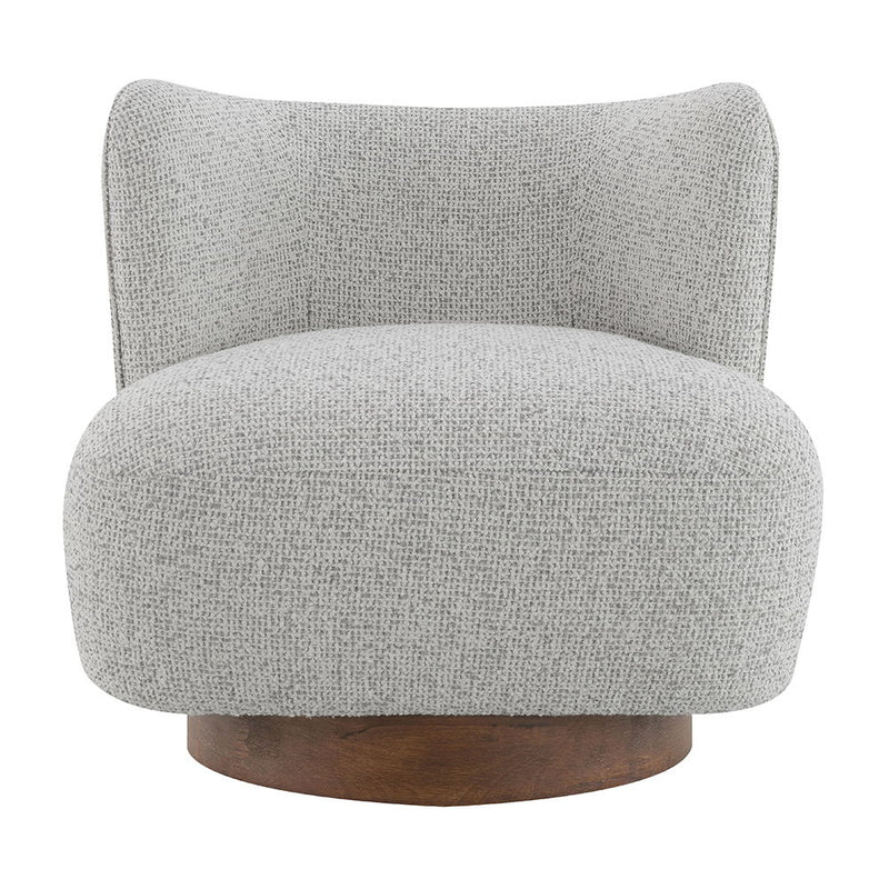 Lisa - Accent Chair - Gray Tweed