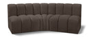 Arc - Boucle Fabric 3 Piece Modular Corner Sofa