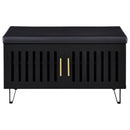 Brixton - 2-Door Padded Entryway Shoe Storage Bench