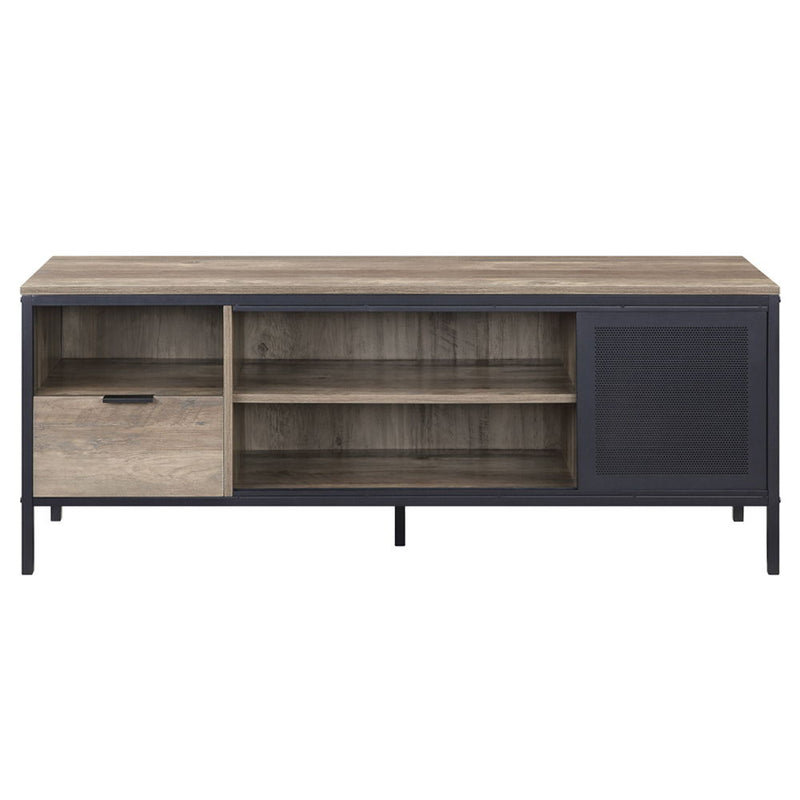 Nantan - 21" TV Stand - Rustic Oak & Black