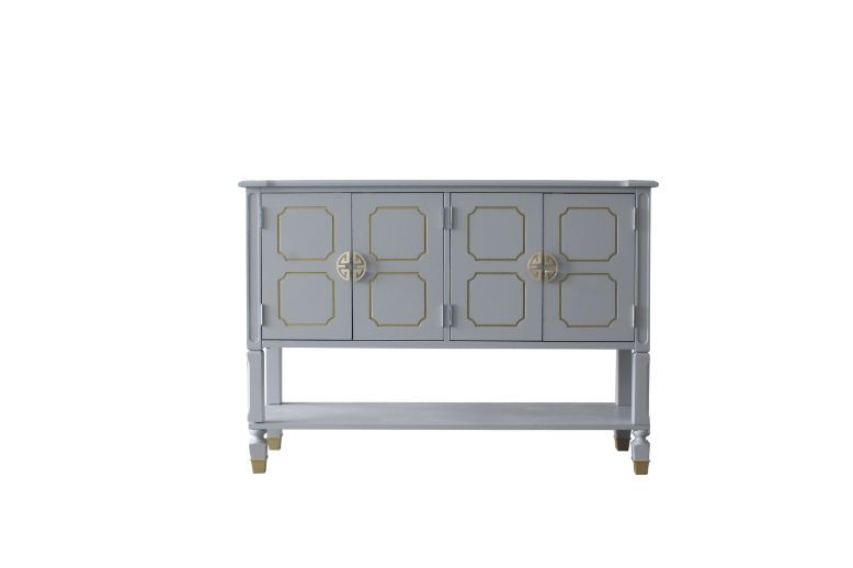 House - Marchese Server - Pearl Gray Finish