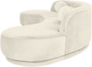 Avra - 146" Velvet Performance Fabric Upholstered Sectional
