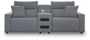 ModMax II - Salt And Pepper - Reclining Sectional