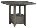 Hallanden - Rectangular Dining Room Counter Extension Table - Gray