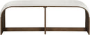 Sable - 52" Velvet Performance Fabric Upholstered Bench