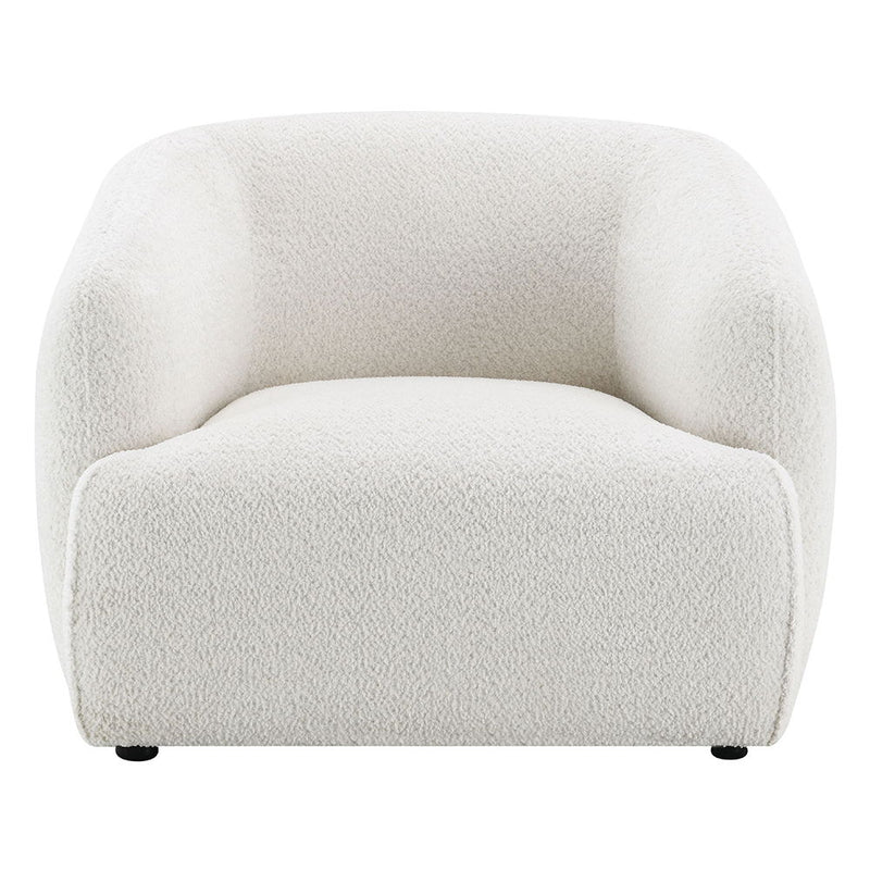 Lucifer - Chair - White Shimmer Chenille
