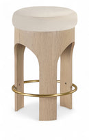 Bocceli - Counter Stool - Natural Base