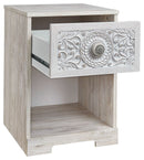 Paxberry - One Drawer Night Stand - Whitewash