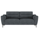 Nolan - 2 Piece Upholstered Sofa Set - Charcoal
