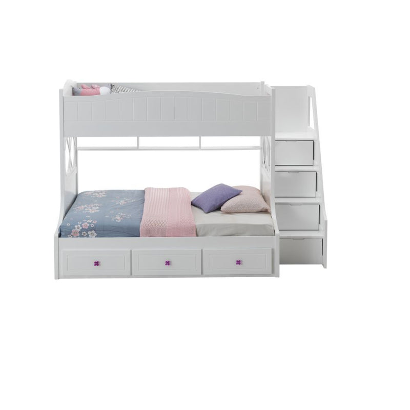 Meyer - Twin Over Full Bunk Bed - White