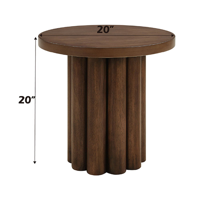 Sanat - End Table - Brown