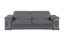 296 - Leather Sofa