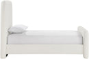 Fira - Linen Textured Fabric Upholstered Bed