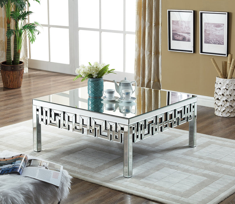 Aria - Coffee Table - Pearl Silver