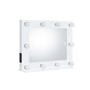 Avery - Accent Mirror - White