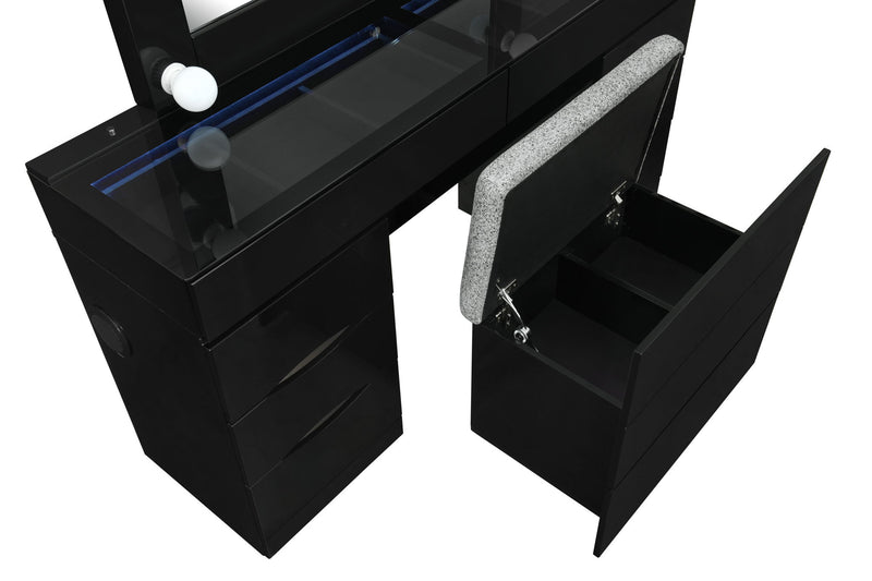 Ella - Storage Stool - Black