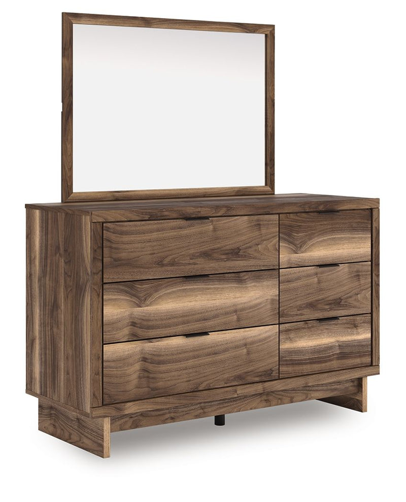 Chirason - Brown - Dresser And Mirror