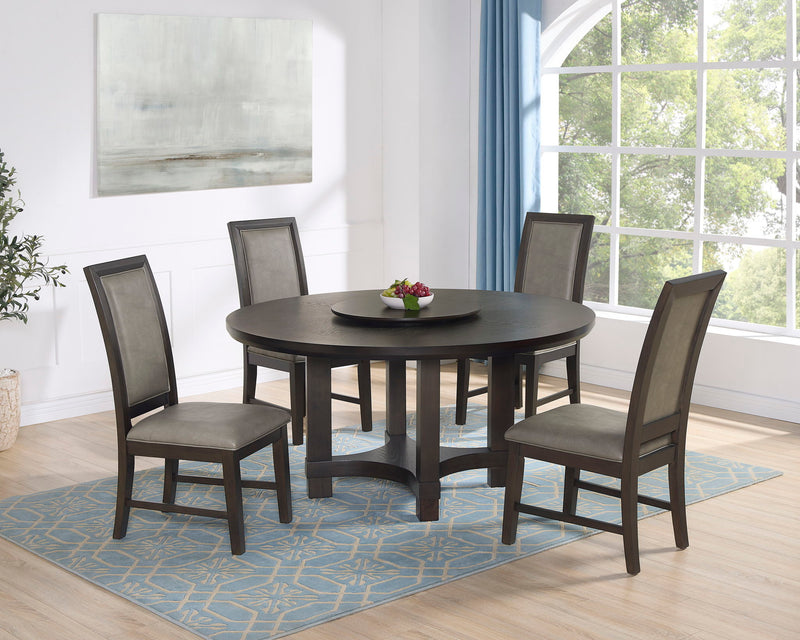 Jeffries - 5 Piece Dining Room Set - Espresso