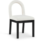 Conrad - Linen Dining Chair With Black Legs