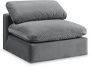 Comfy - Velvet Armless Chair