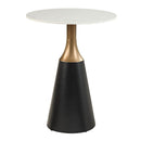 Jaramillo - Counter Height Table - Natural Marble Top & Black