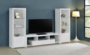 Jude - 3 Piece TV Entertainment Center - White High Gloss