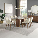 Willene - Server With Ceramic Top - Ceramic Top & Walnut