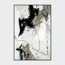 Chaos II - Painting Art By Buddy Whitlock - Black / White
