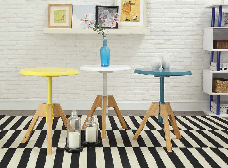 Lumina - End Table - Yellow & Natural