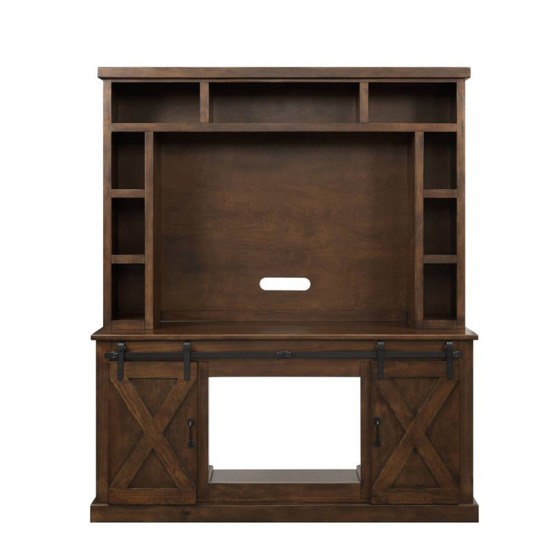 Aksel - Entertainment Center (Include 91617Fir) - Walnut