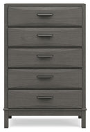 Mazing - Five Drawer Chest - Gray
