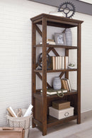 Baldridge - Large Bookcase - Rustic Brown