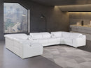 1116 - 8-Piece U-Shaped Sectional Sofa In With 2 Power Recliners & Power Headrests