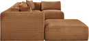 Shaggy - Fabric 6 Piece Modular U-Shaped Sectional