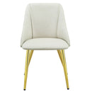 Gaines - Side Chair (Set of 2) - White Synthetic Leather