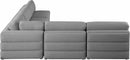 Beckham - 5 Piece Modular Corner Armless Sectional