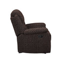 Madden - Motion Loveseat With Console - Brown Chenille