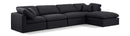 Indulge - Linen 5 Piece Modular Sectional With Chaise