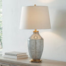 Abbriel - Glass Table Lamp - Antique Green