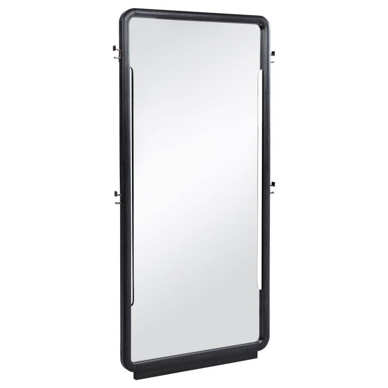 Leandro - 76" Full Length Floor Mirror - Burnished Black