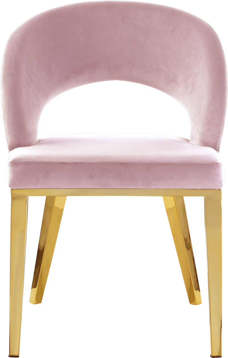 Roberto - Dining Chair with Gold Legs