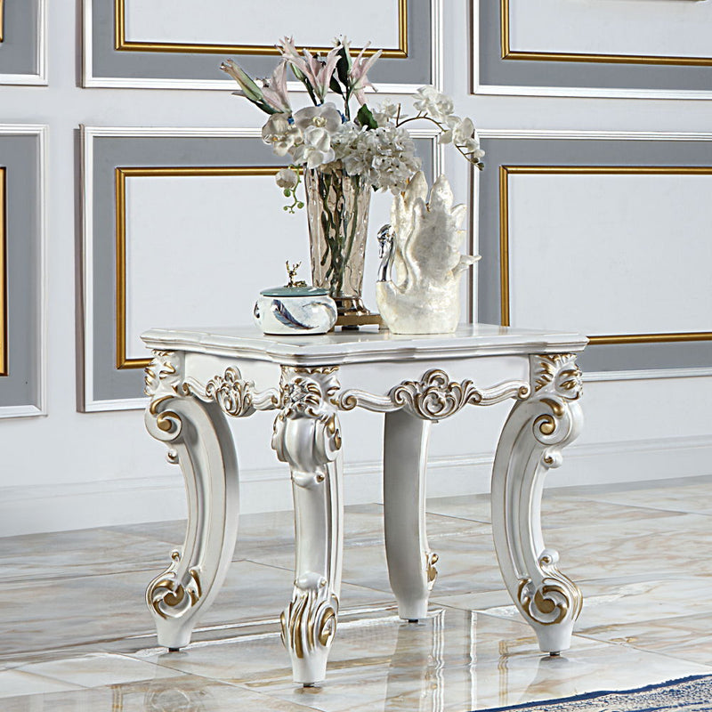Vendome II - End Table - Antique Pearl
